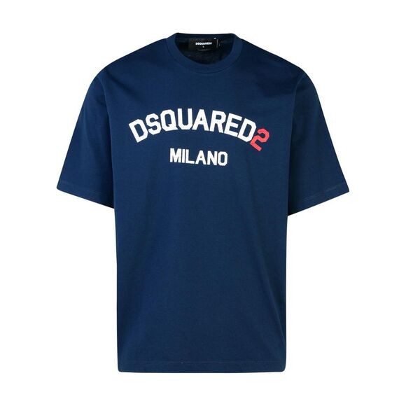 DSQUARED2 'Milano' Navy Cotton T-Shirt